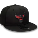 epci-plata-negru-snapback-9fifty-print-infill-de-chicago-bulls-nba-de-new-era