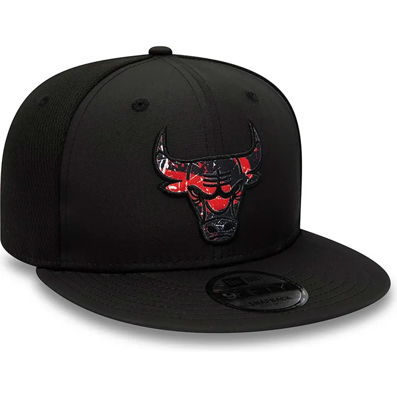 epci-plata-negru-snapback-9fifty-print-infill-de-chicago-bulls-nba-de-new-era