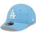 cap-curbata-blue-adjustable-strap-pentru-copii-claro-pequeno-9forty-league-essential-de-los-angeles-dodgers-mlb-de-new-era
