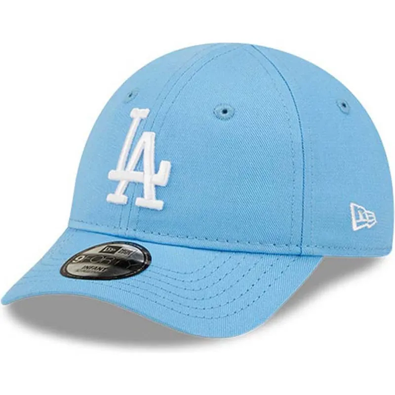 cap-curbata-blue-adjustable-strap-pentru-copii-claro-pequeno-9forty-league-essential-de-los-angeles-dodgers-mlb-de-new-era