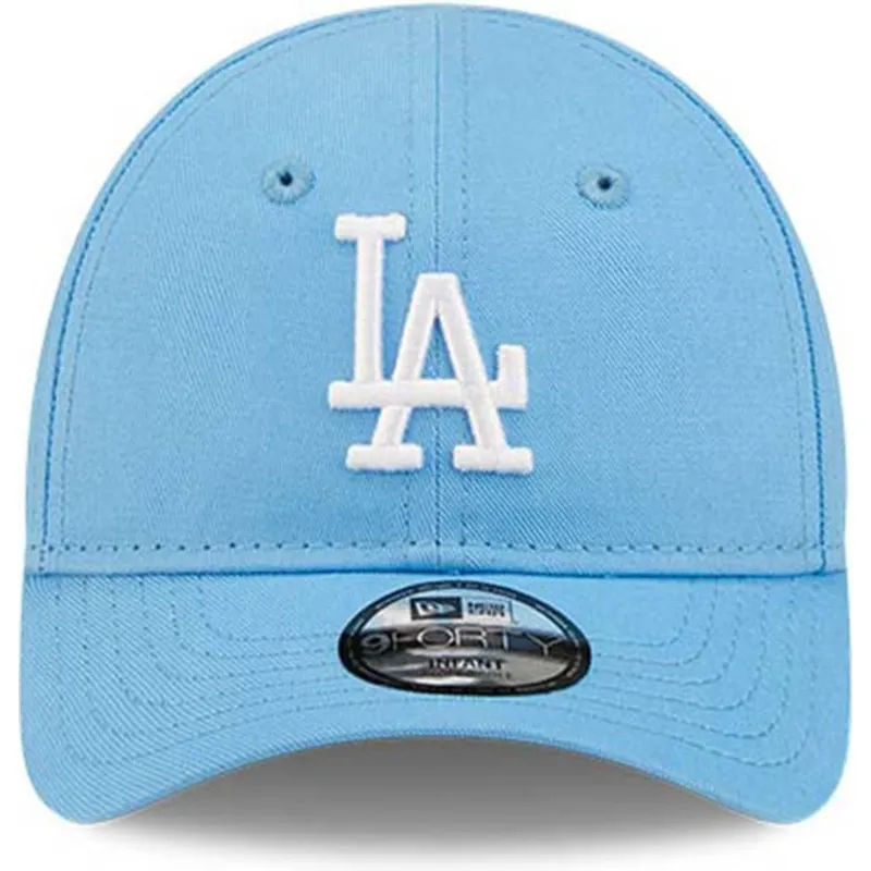 cap-curbata-blue-adjustable-strap-pentru-copii-claro-pequeno-9forty-league-essential-de-los-angeles-dodgers-mlb-de-new-era