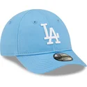 cap-curbata-blue-adjustable-strap-pentru-copii-claro-pequeno-9forty-league-essential-de-los-angeles-dodgers-mlb-de-new-era