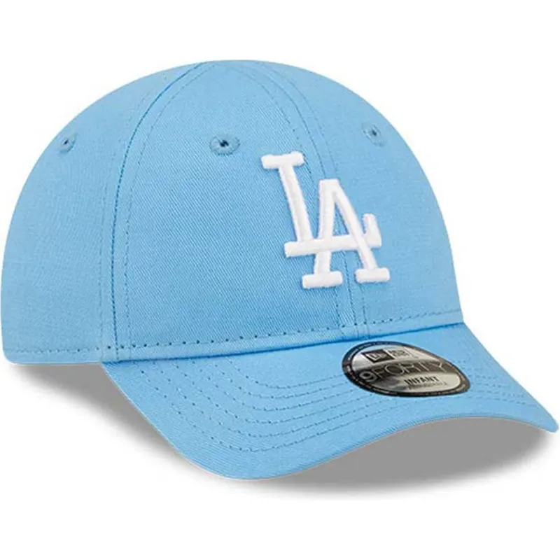 cap-curbata-blue-adjustable-strap-pentru-copii-claro-pequeno-9forty-league-essential-de-los-angeles-dodgers-mlb-de-new-era