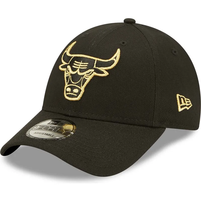 cap-curbata-black-adjustable-strap-dorado-9forty-metallic-de-chicago-bulls-nba-de-new-era