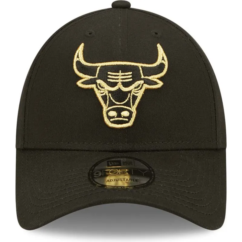 cap-curbata-black-adjustable-strap-dorado-9forty-metallic-de-chicago-bulls-nba-de-new-era