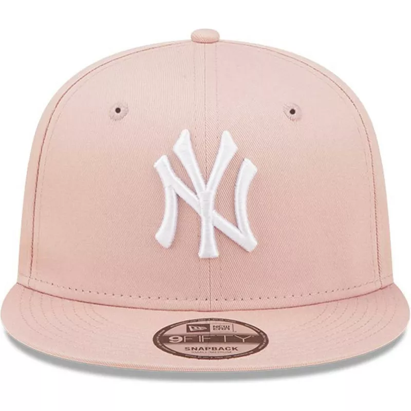 Kamer lobby Spijsverteringsorgaan New Era Flat Brim 9FIFTY League Essential New York Yankees MLB Pink  Snapback Cap: Caphunters.ro