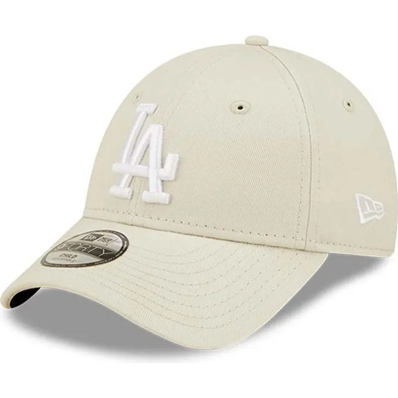 epci-curbata-bej-reglabila-pentru-copii-9forty-league-essential-de-los-angeles-dodgers-mlb-de-new-era
