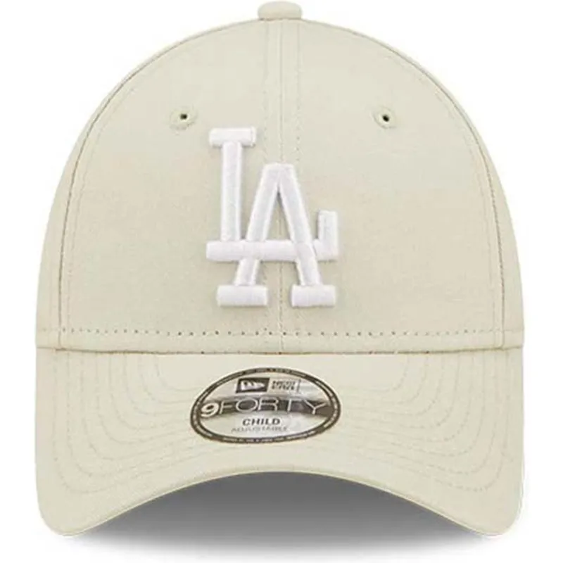 epci-curbata-bej-reglabila-pentru-copii-9forty-league-essential-de-los-angeles-dodgers-mlb-de-new-era
