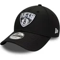 epci-curbata-negru-reglabila-9forty-print-infill-de-brooklyn-nets-nba-de-new-era