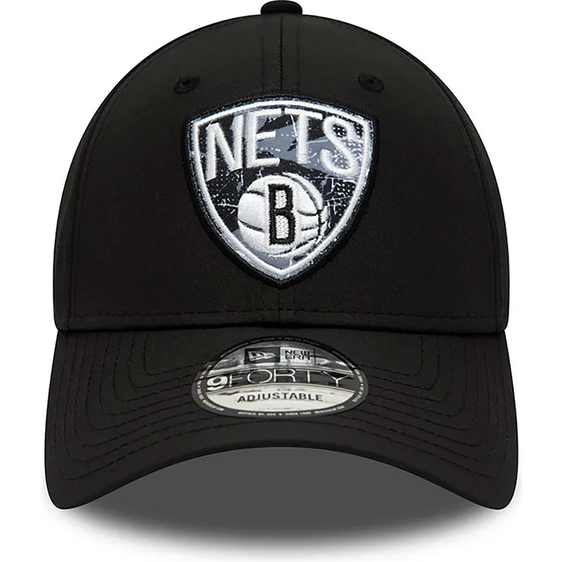 epci-curbata-negru-reglabila-9forty-print-infill-de-brooklyn-nets-nba-de-new-era