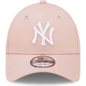 epci-curbata-roz-reglabila-9forty-league-essential-de-new-york-yankees-mlb-de-new-era