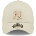 epci-curbata-bej-fitted-39thirty-league-essential-de-new-york-yankees-mlb-de-new-era