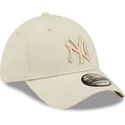 epci-curbata-bej-fitted-39thirty-league-essential-de-new-york-yankees-mlb-de-new-era