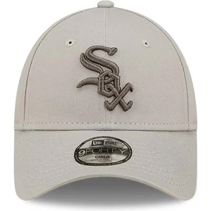 cap-curbata-beige-adjustable-strap-pentru-copii-9forty-league-essential-de-chicago-white-sox-mlb-de-new-era cap-curbata-beige-adjustable-strap-pentru-copii-9forty-league-essential-de-chicago-white-sox-mlb-de-new-era
