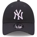 new-era-curved-brim-9forty-repreve-new-york-yankees-mlb-navy-blue-adjustable-cap