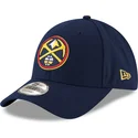 cappellino-visiera-curva-blu-marino-regolabile-9forty-the-league-di-denver-nuggets-nba-di-new-era