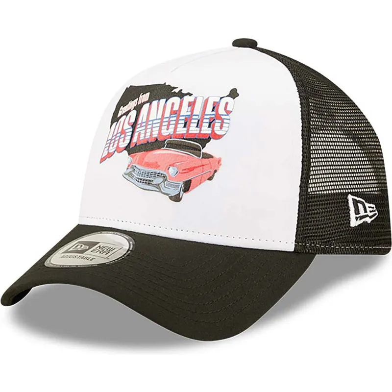 epci-curbata-negru-snapback-los-angeles-a-frame-us-state-wordmark-de-new-era
