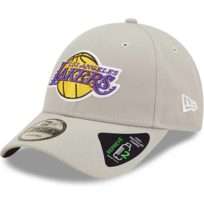 epci-curbata-gri-reglabila-9forty-repreve-de-los-angeles-lakers-nba-de-new-era