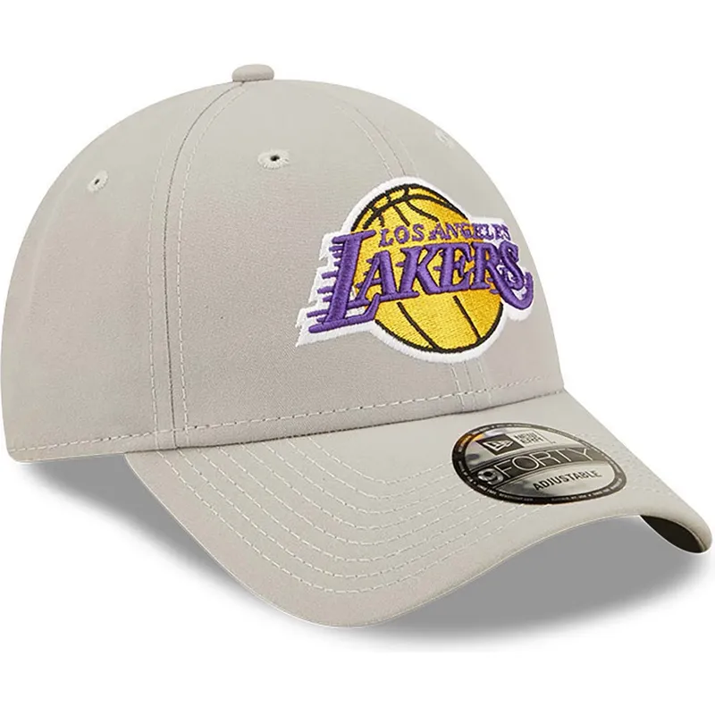 epci-curbata-gri-reglabila-9forty-repreve-de-los-angeles-lakers-nba-de-new-era