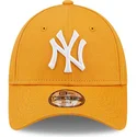 cap-curbata-orange-adjustable-strap-pentru-copii-9forty-league-essential-de-new-york-yankees-mlb-de-new-era