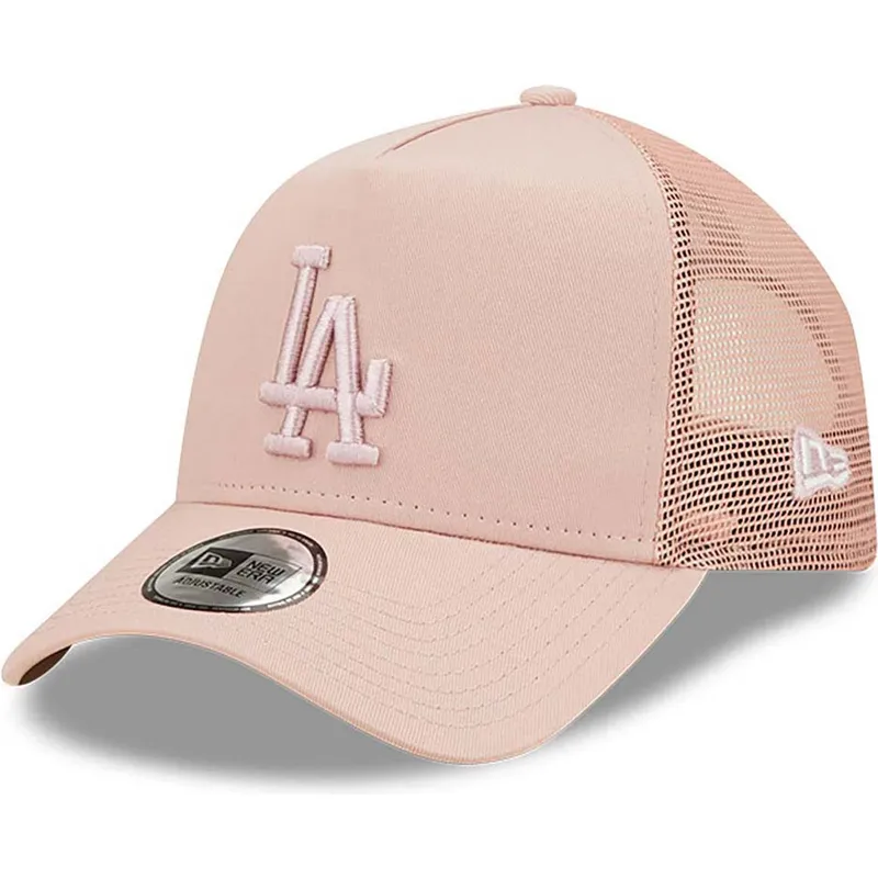 epci-curbata-roz-snapback-a-frame-tonal-mesh-de-los-angeles-dodgers-mlb-de-new-era
