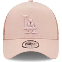 epci-curbata-roz-snapback-a-frame-tonal-mesh-de-los-angeles-dodgers-mlb-de-new-era