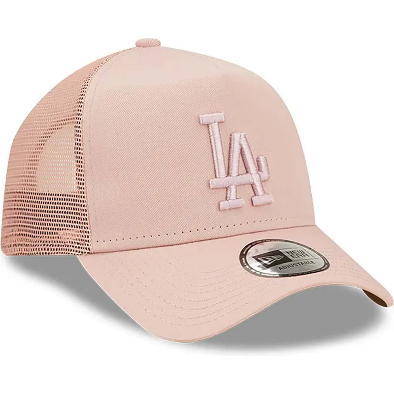 epci-curbata-roz-snapback-a-frame-tonal-mesh-de-los-angeles-dodgers-mlb-de-new-era