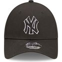 new-era-curved-brim-9forty-team-outline-new-york-yankees-mlb-black-adjustable-cap