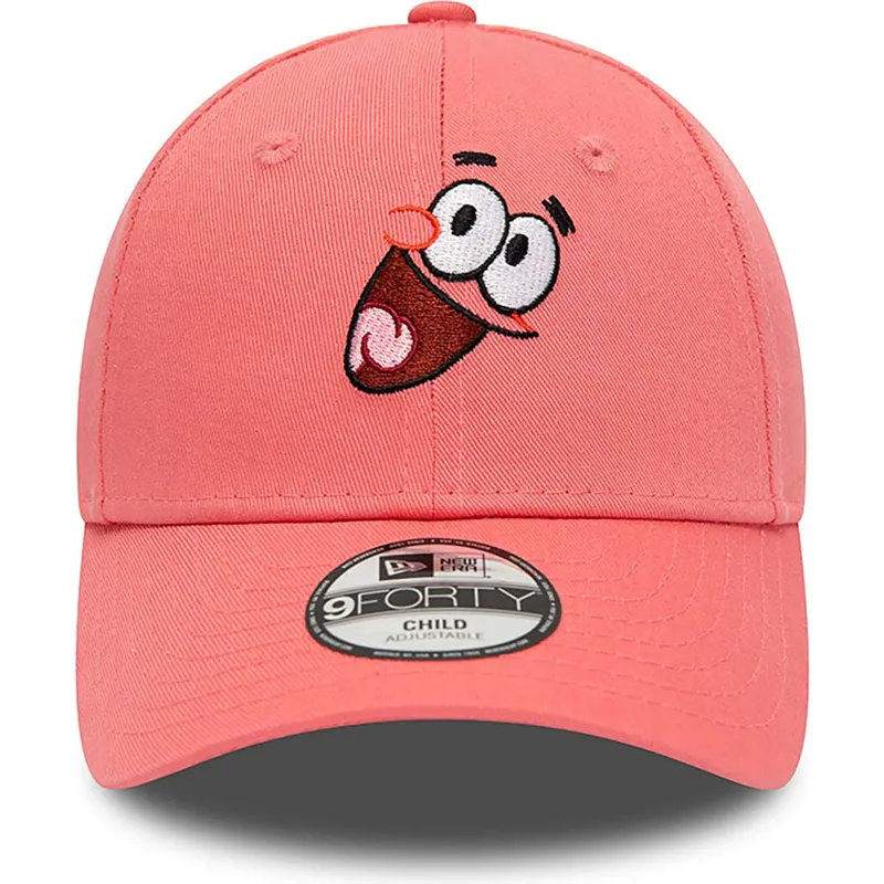 cap-curbata-pink-adjustable-strap-pentru-copii-9forty-de-patricio-estrella-bob-esponja-de-new-era