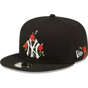 epci-plata-negru-snapback-9fifty-flower-de-new-york-yankees-mlb-de-new-era