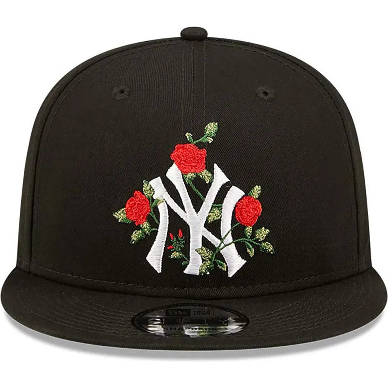 epci-plata-negru-snapback-9fifty-flower-de-new-york-yankees-mlb-de-new-era