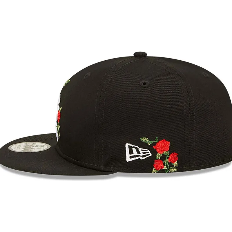 epci-plata-negru-snapback-9fifty-flower-de-new-york-yankees-mlb-de-new-era