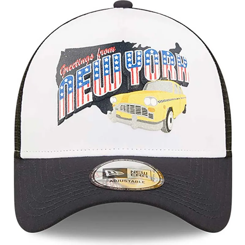 epci-curbata-bleumarin-snapback-new-york-a-frame-us-state-wordmark-de-new-era