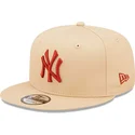 epci-plata-bej-snapback-9fifty-league-essential-de-new-york-yankees-mlb-de-new-era