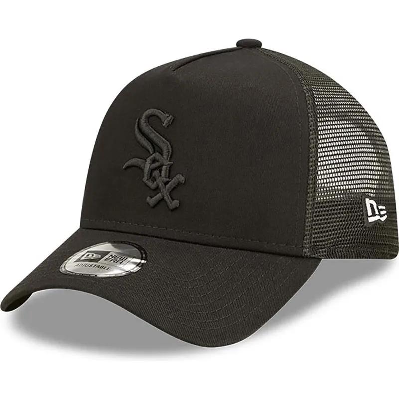 epci-curbata-negru-snapback-a-frame-tonal-mesh-de-chicago-white-sox-mlb-de-new-era
