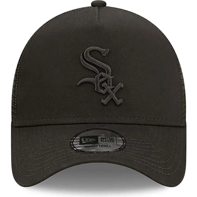 epci-curbata-negru-snapback-a-frame-tonal-mesh-de-chicago-white-sox-mlb-de-new-era