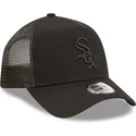 epci-curbata-negru-snapback-a-frame-tonal-mesh-de-chicago-white-sox-mlb-de-new-era