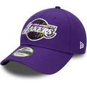 epci-curbata-violet-reglabila-9forty-print-infill-de-los-angeles-lakers-nba-de-new-era