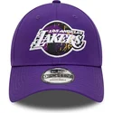 epci-curbata-violet-reglabila-9forty-print-infill-de-los-angeles-lakers-nba-de-new-era