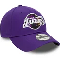 epci-curbata-violet-reglabila-9forty-print-infill-de-los-angeles-lakers-nba-de-new-era