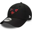 epci-curbata-negru-reglabila-9forty-print-infill-de-chicago-bulls-nba-de-new-era