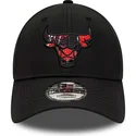 epci-curbata-negru-reglabila-9forty-print-infill-de-chicago-bulls-nba-de-new-era