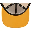 epci-curbata-portocaliu-snapback-a-frame-tonal-mesh-de-new-york-yankees-mlb-de-new-era
