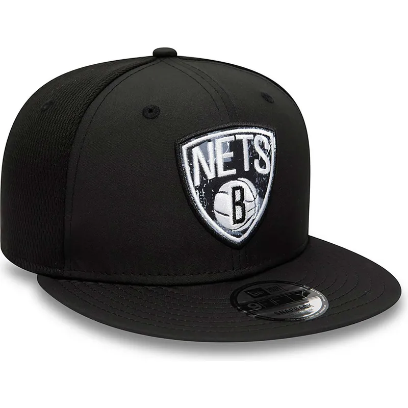 epci-plata-negru-snapback-9fifty-print-infill-de-brooklyn-nets-nba-de-new-era
