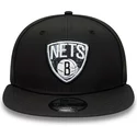 casquette-plate-noire-snapback-9fifty-print-infill-brooklyn-nets-nba-new-era