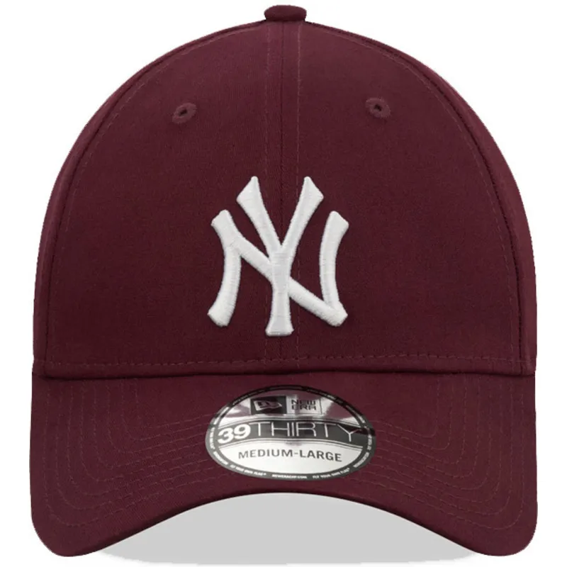 cap-curbata-red-ajustada-granate-39thirty-league-essential-de-new-york-yankees-mlb-de-new-era