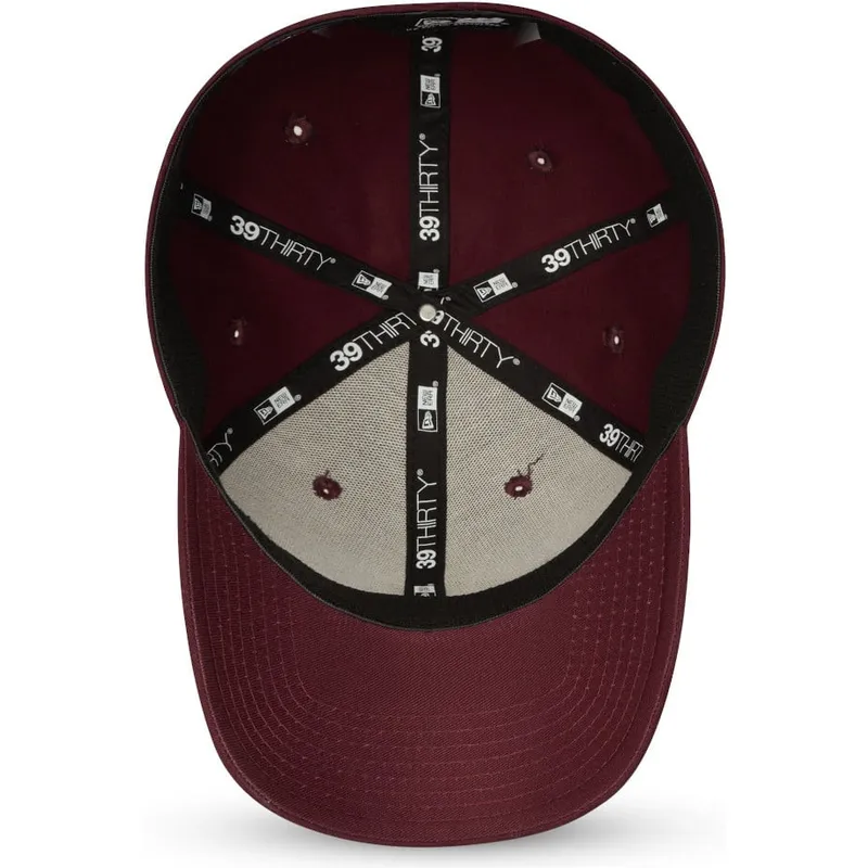 cap-curbata-red-ajustada-granate-39thirty-league-essential-de-new-york-yankees-mlb-de-new-era