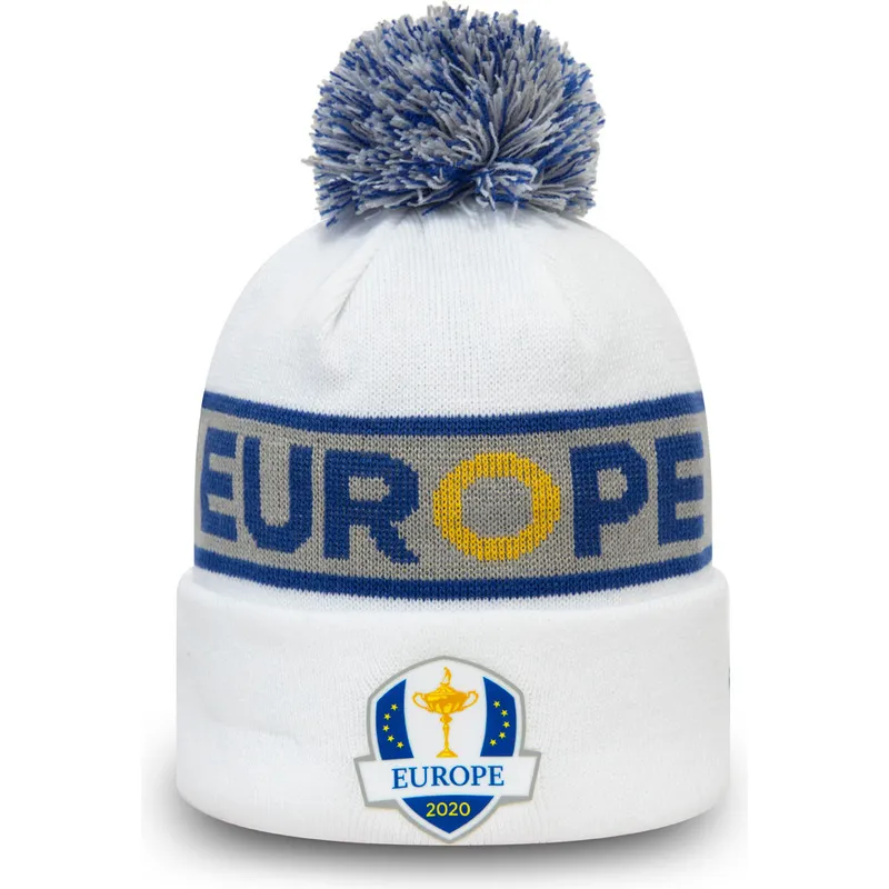 caciuli-pompon-alb-cuff-friday-bobble-de-ryder-cup-europe-de-new-era