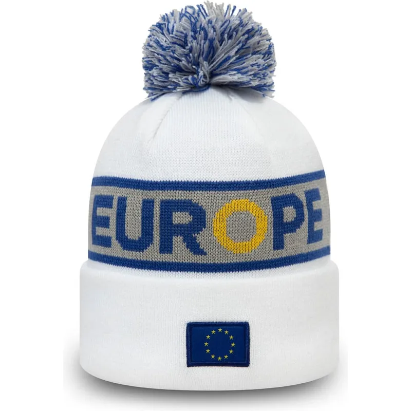 caciuli-pompon-alb-cuff-friday-bobble-de-ryder-cup-europe-de-new-era