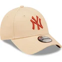 epci-curbata-bej-reglabila-9forty-league-essential-de-new-york-yankees-mlb-de-new-era